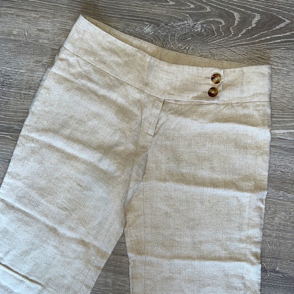 Size 0 Michael Kors Linen Pants - Picture 2 of 4